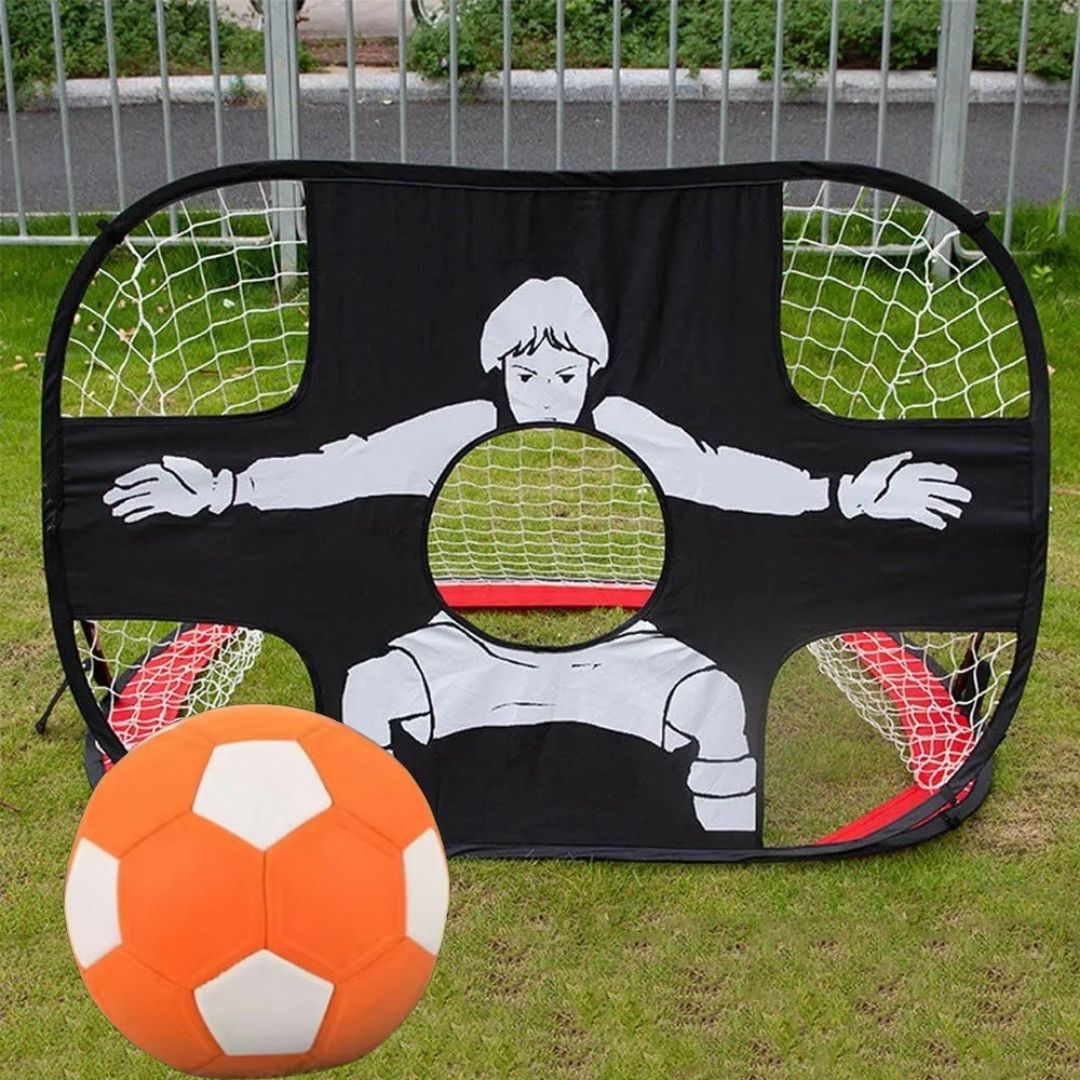 But de foot |But de pratique 2 en 1 pour Enfant: Le BUTEUR™ ⚽