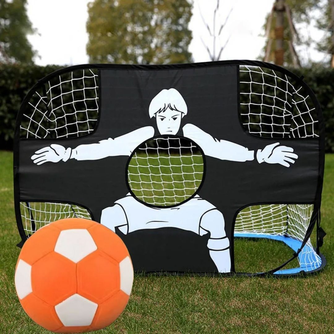 But de foot |But de pratique 2 en 1 pour Enfant: Le BUTEUR™ ⚽