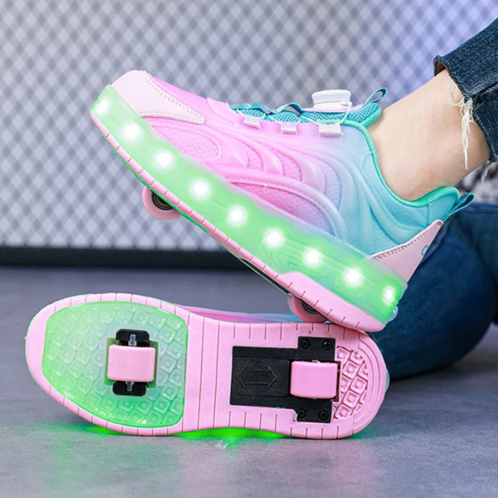 CHAUSSURE À ROULETTE | Baskets Lumineuses™ 🛼