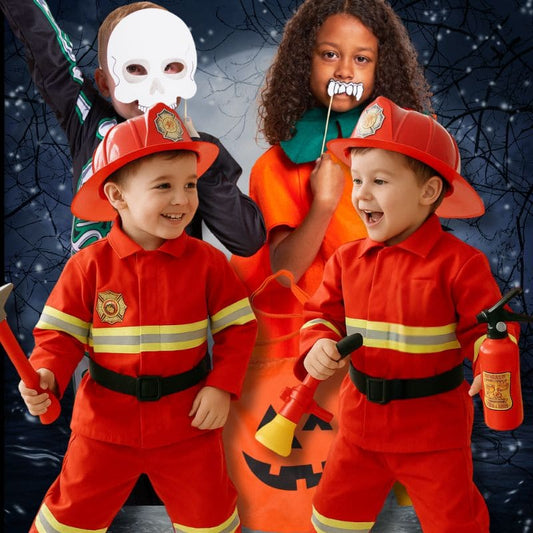 Deguisement pompier enfant, un costume Halloween parfait tout confort et toujours inspirant