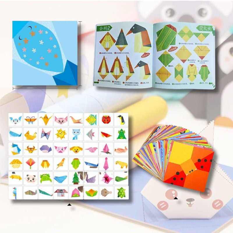 Papier pour Origami| Origami Facile pour Enfant 🐦📄