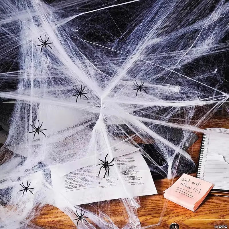 Décoration halloween| Fausses araignées Farce et Attrape ou outil pédagogique🕷️🕸️