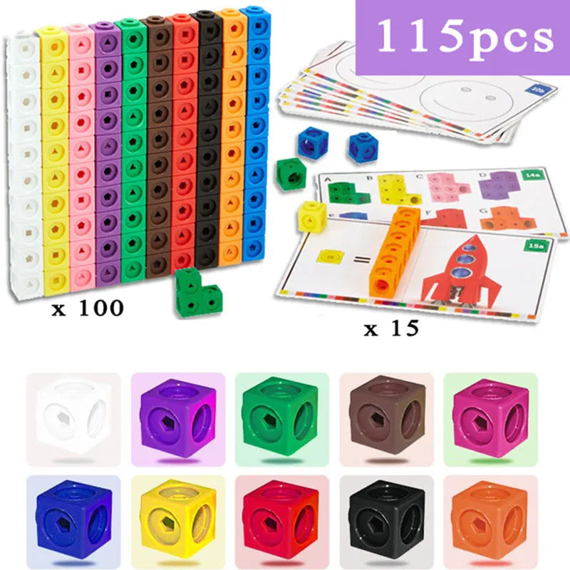 Jouet Montessori| les 100 blocs à calculer :CENTICUBE