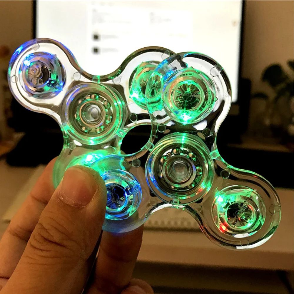 hand spinner transparent