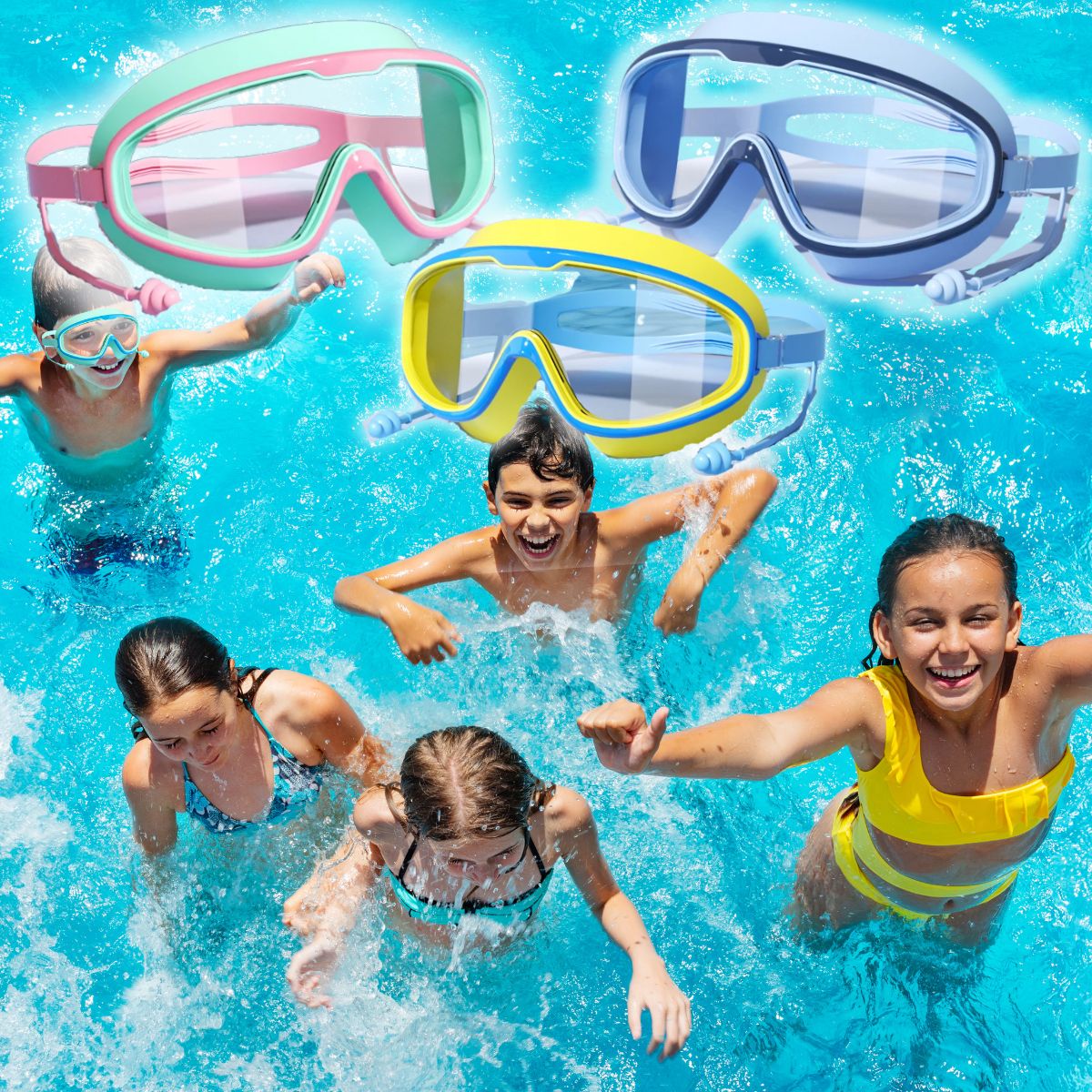 LUNETTE-DE-PISCINE-colorée-pour-les-pool-party-enfants
