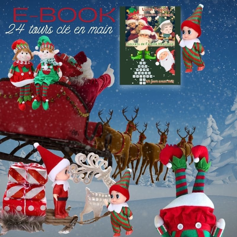 Lutin Farceur |Elfe farceur modèles fille ou garçon pour un Noël Magique🎄