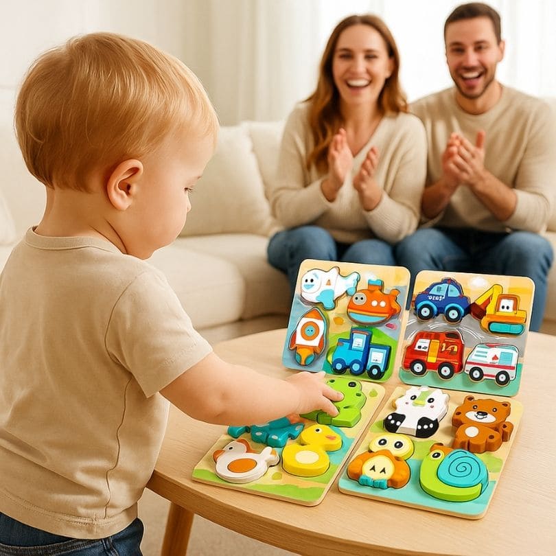 PUZZLE-BEBE-ensemble-4-modeles-cadeau-1-an-parfait