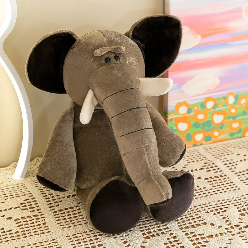 Peluche-éléphant-peluche-Animaux-Jungle-adorable-pour-jouer-vétérinaire