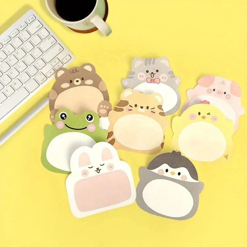 Post-it-pense-bete-auto-collant-pour-enfant-dessin-animaux