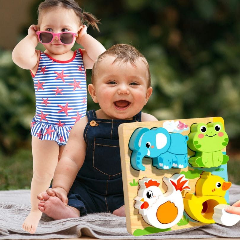 Puzzle-bebe-Montessori-qualite-educative-verifiee-meilleur-cadeau-1-an-et-2-ans