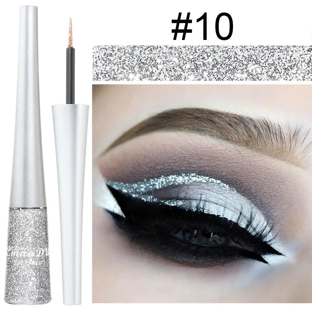 MAQUILLAGE HALLOWEEN: Eyeliner liquide poudre gel brillante💄🎃🤡
