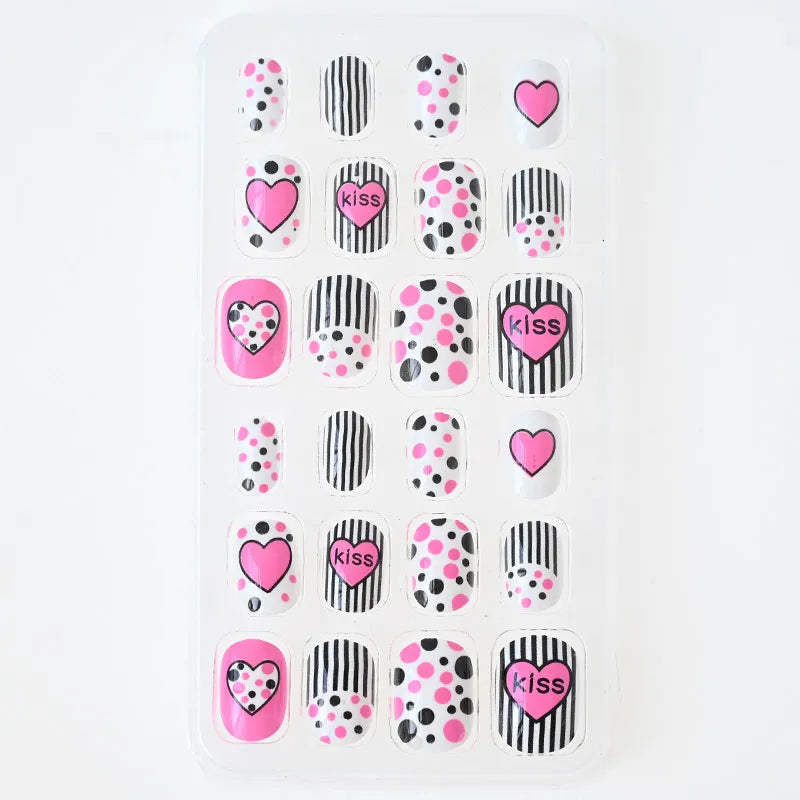 Faux Ongles Pour Manicure d'enfant, accessoire de beauté pour le jeu libre créatif