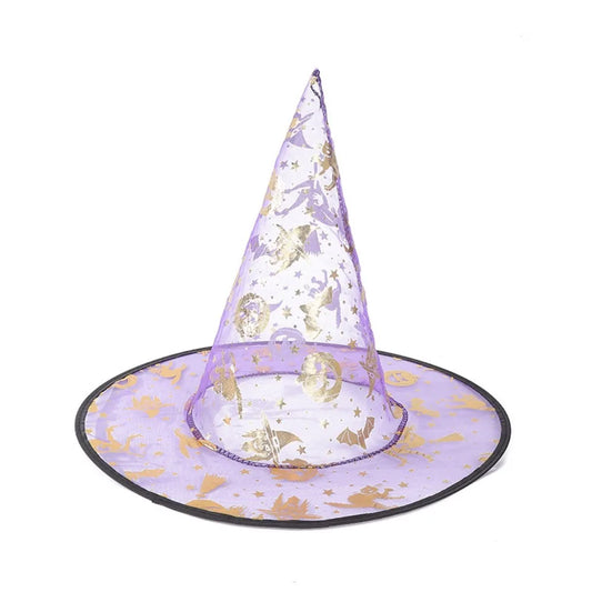 Chapeau de Sorcière en Gaze pour Halloween| Déguisement et décoration🧙🎩