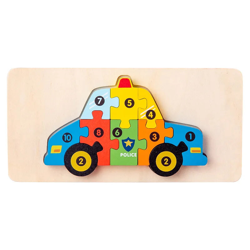Puzzle 4 ans ''1-2-3-GO!'' Collection éducation précoce🧩
