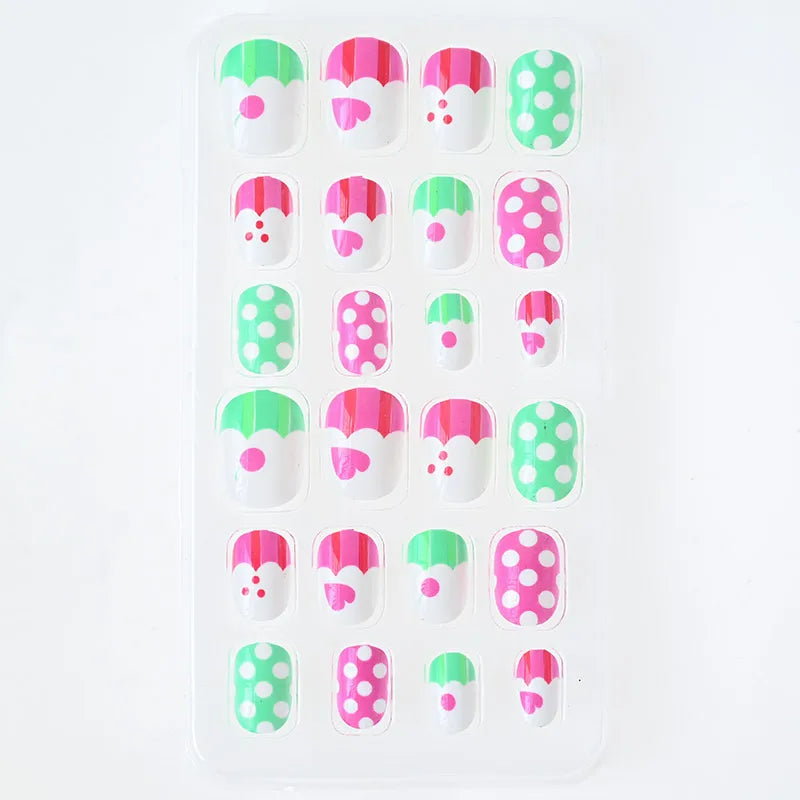 Faux Ongles Pour Manicure d'enfant, accessoire de beauté pour le jeu libre créatif
