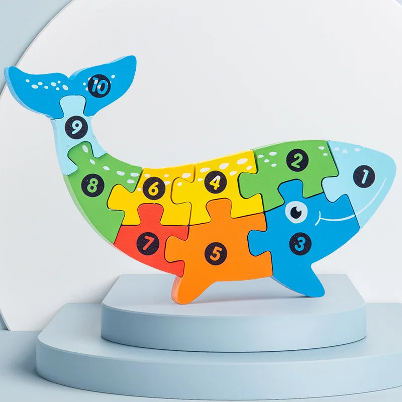 Puzzle 4 ans ''1-2-3-GO!'' Collection éducation précoce🧩