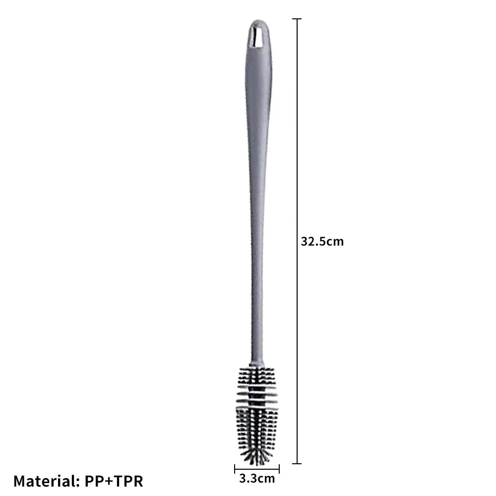 Brosse à bouteilles en Silicone,ou Brosse amovible votre choix
