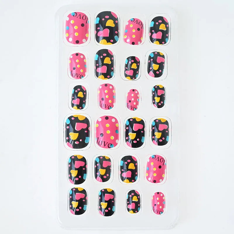 Faux Ongles Pour Manicure d'enfant, accessoire de beauté pour le jeu libre créatif