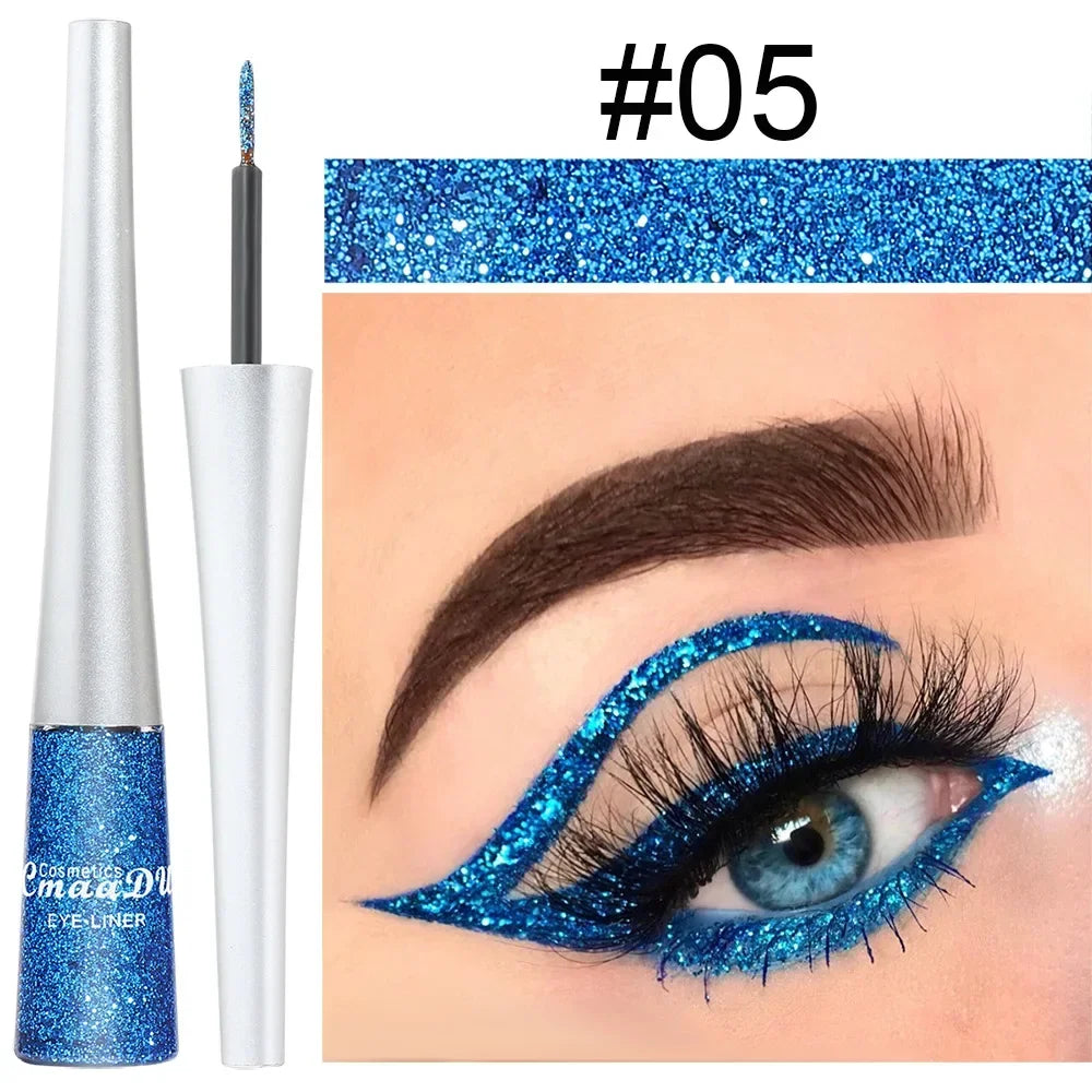 MAQUILLAGE HALLOWEEN: Eyeliner liquide poudre gel brillante💄🎃🤡