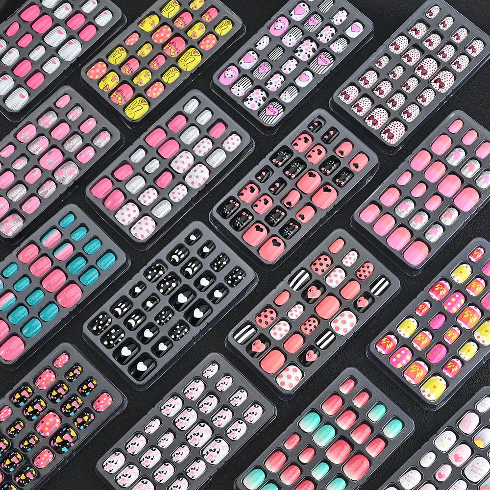 Faux Ongles Pour Manicure d'enfant, accessoire de beauté pour le jeu libre créatif