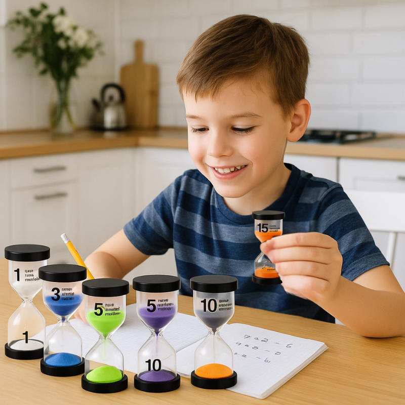 Sablier-enfant-motivation-outil-ludique-aide-enfant-organisation