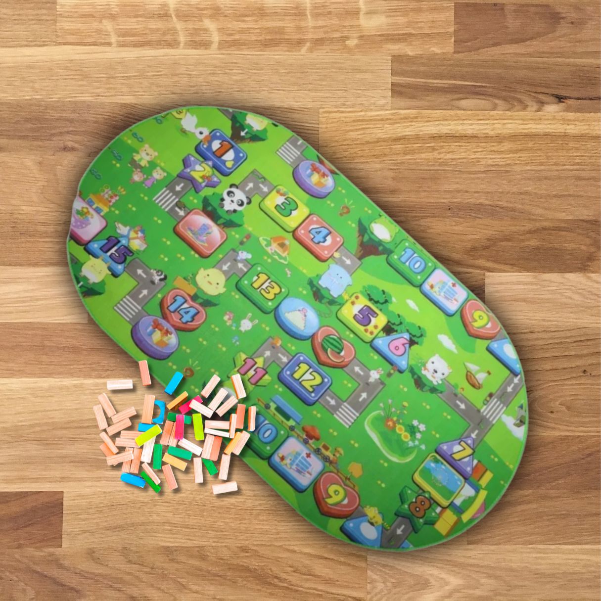 Tapis-de-sol-pour-tente-enfant-animaux-Pop-Up-au-choix
