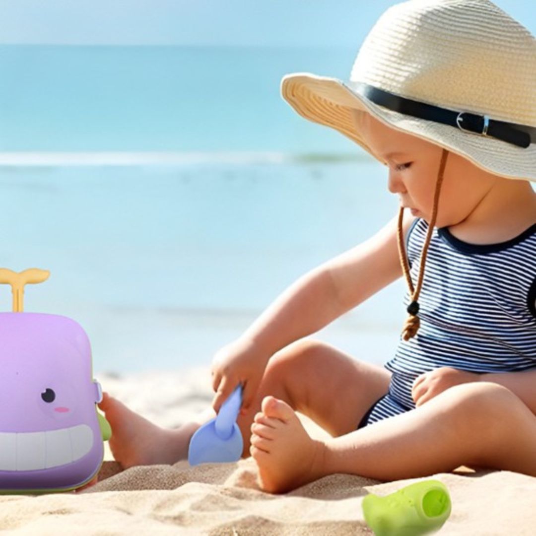 BAC A SABLE/ Jeux de plage : Jouet de sable Ma VALISETTE🏖️ - JEUX - FOCUS
