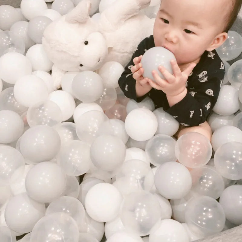 balle-pour-piscine-couleurs-bulles-de-bain-50-blanches-et-50-transparentes