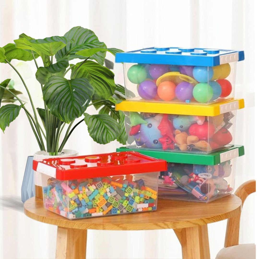 Boite de rangement plastique :4 couleurs et 2 tailles📥🤓 - JEUX - FOCUS
