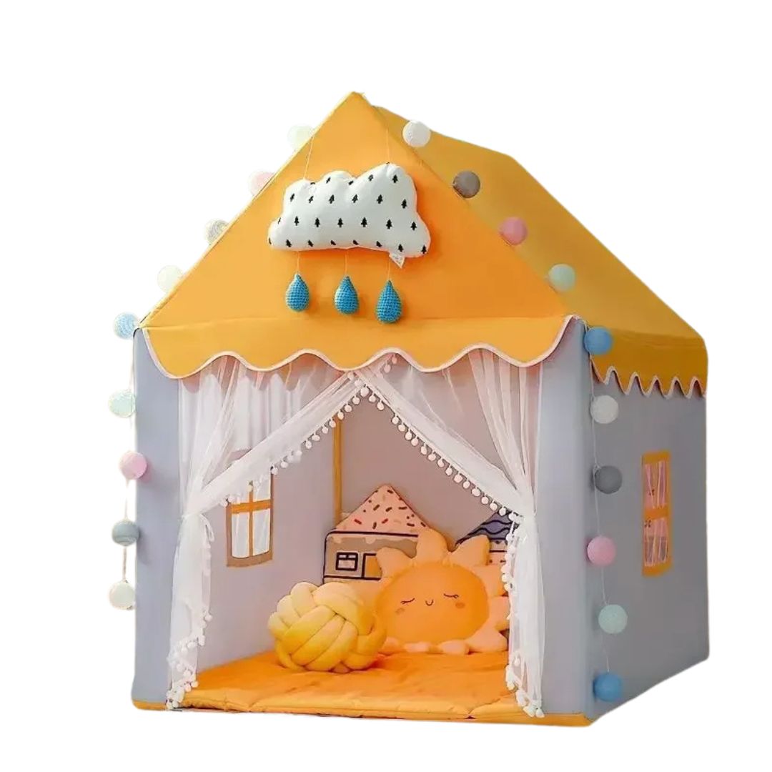 cabane enfant pour le jeux créatif-tipi-tente-et maisonnette-JEUX-FOCUS