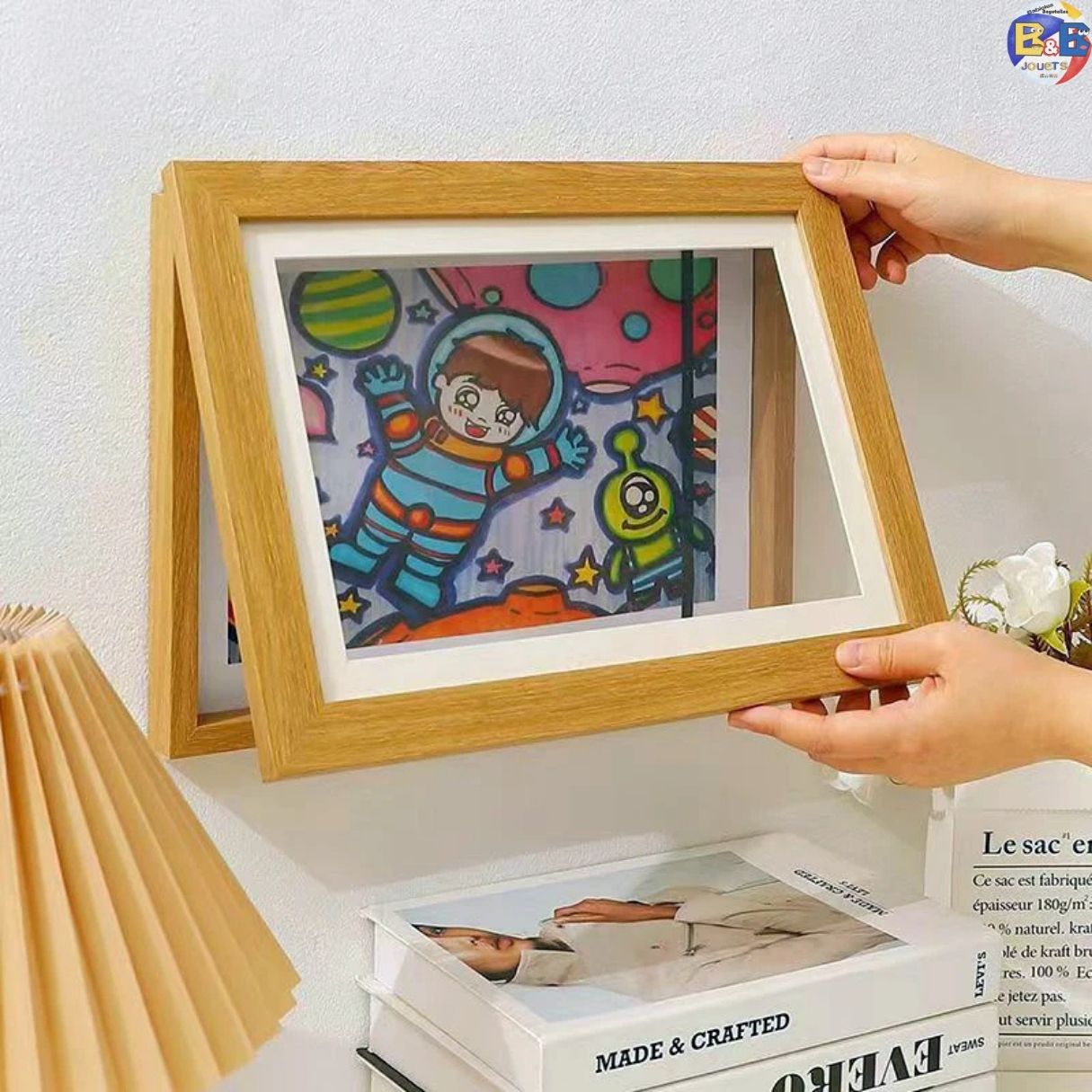 cadre-dessin-enfant-cadre-en-bois