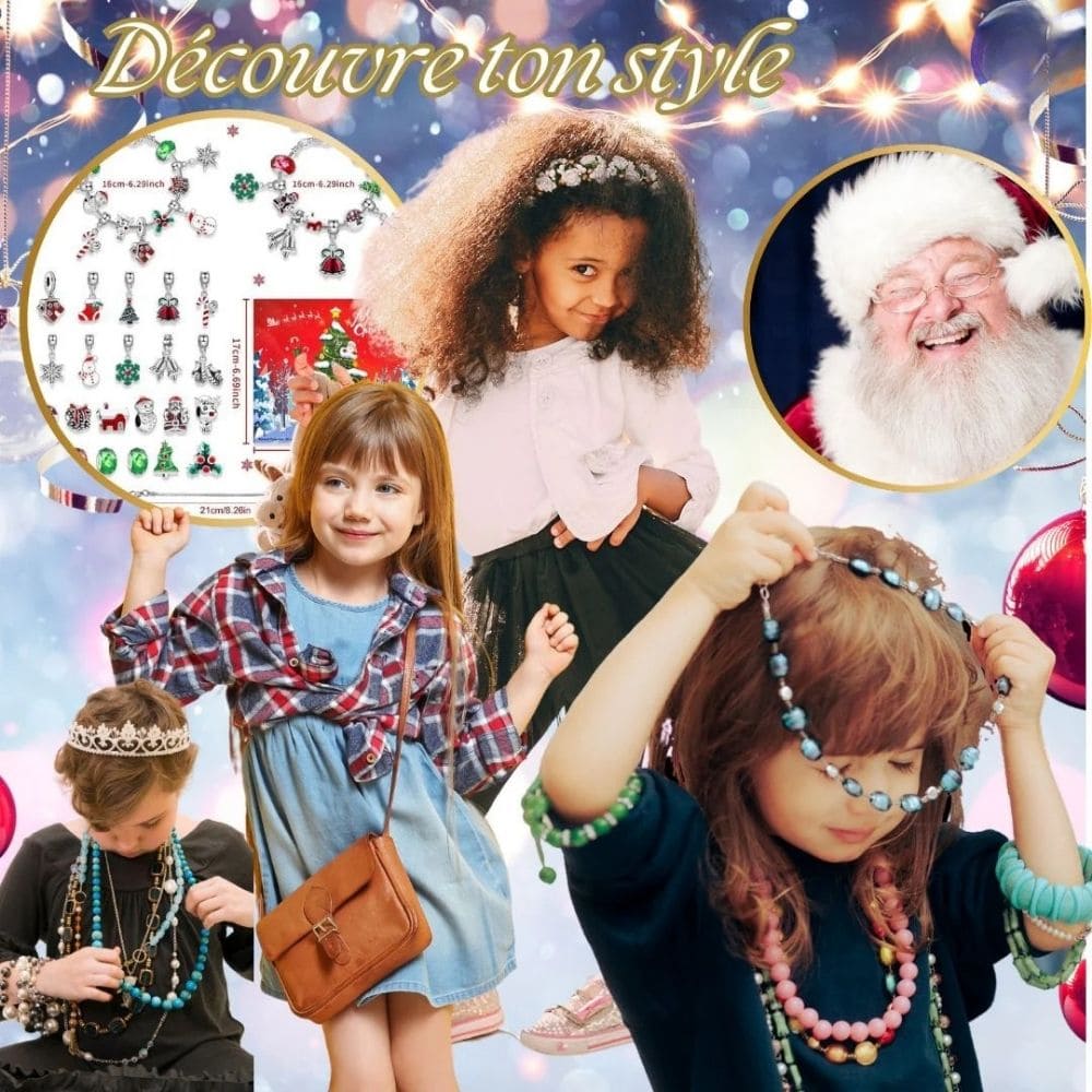 calendrier de l avent pour enfant qui aime la mode, le bricolage et faire ses bijoux