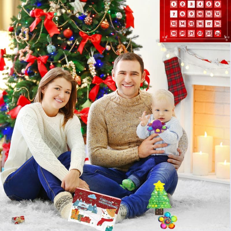 calendrier de l'avent tradition Noel en famille patienter avec les enfants 24 jours