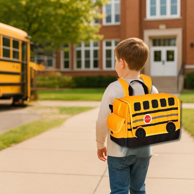 Cartable Maternelle | Modèle autobus scolaire🎒🚌
