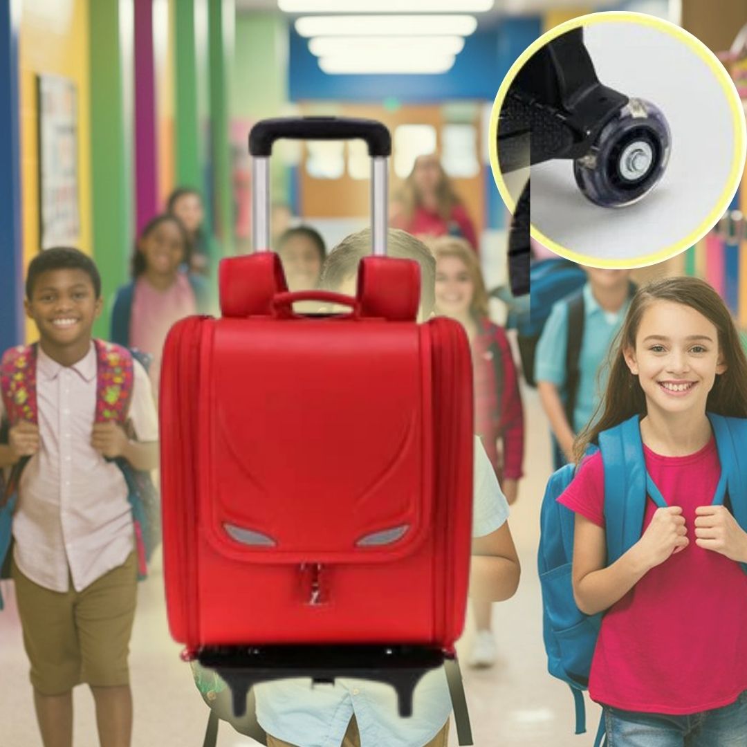 cartable-enfant-sac-a-dos-orthopedique-a-roulettes-poignée-trainable