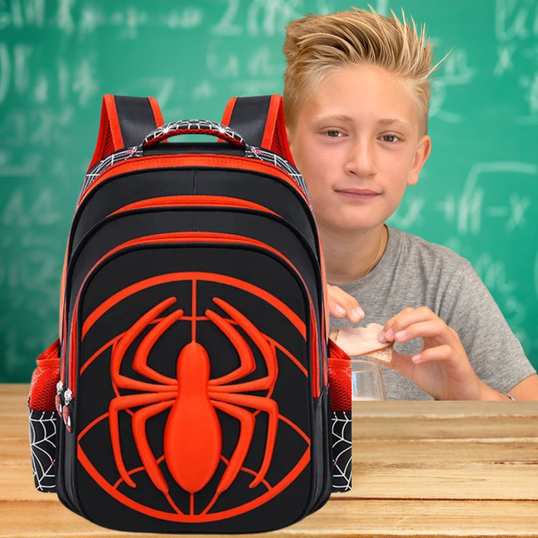 cartable-enfant-spider-tailles-adolescent-ergonomique-protège-dos-stature