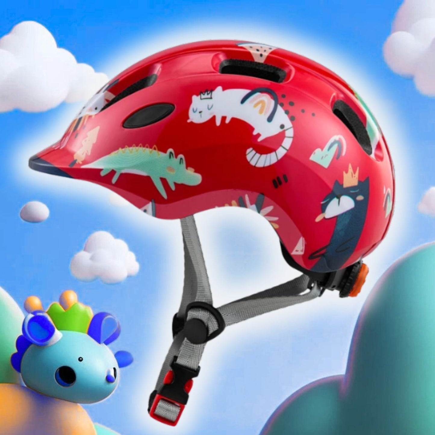 Casque vélo enfant |Design ludique,VOITURES DE COURSE ORIGINALES🚴🏾♂️ - JEUX - FOCUS