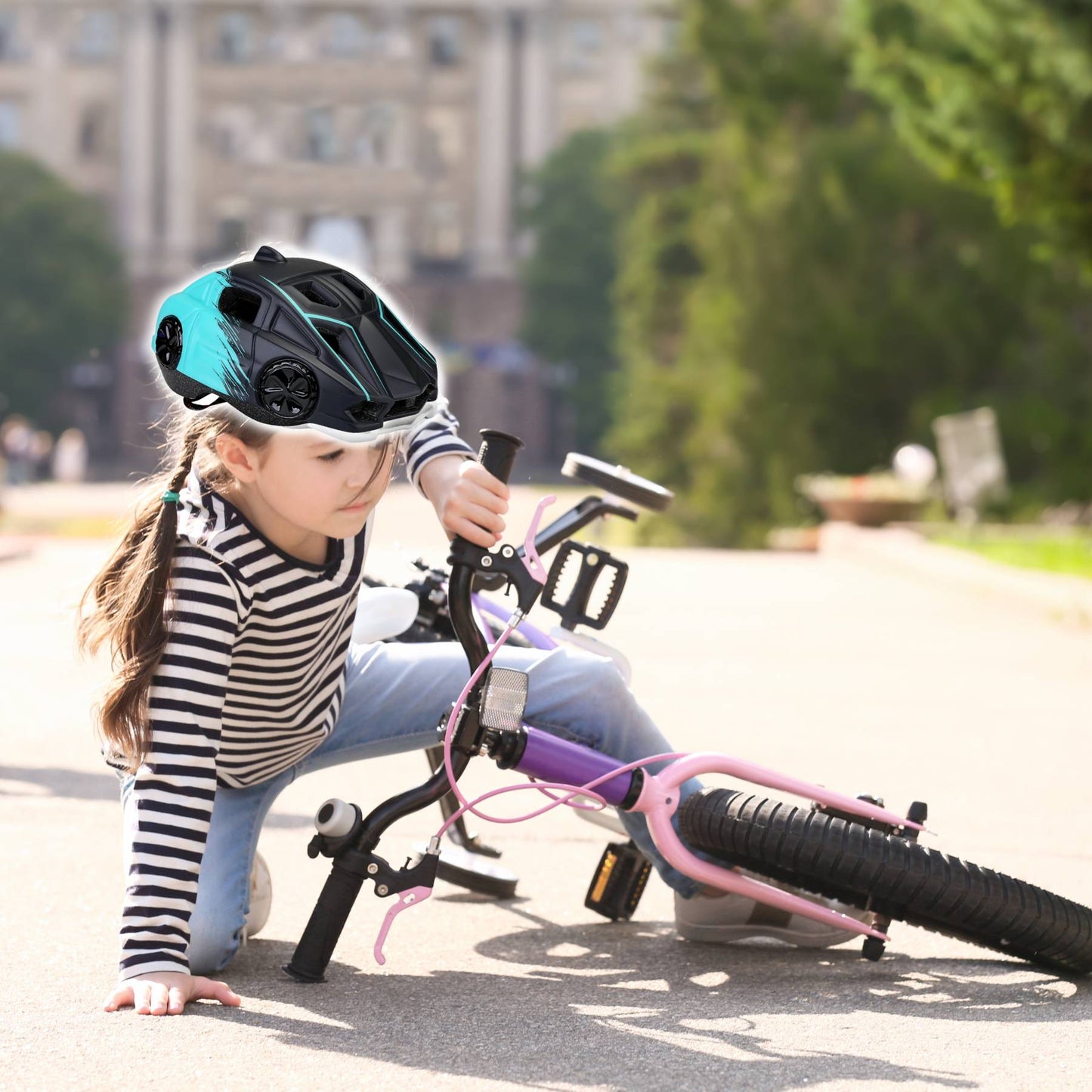 Casque vélo enfant |Design ludique,VOITURES DE COURSE ORIGINALES🚴🏾♂️ - JEUX - FOCUS