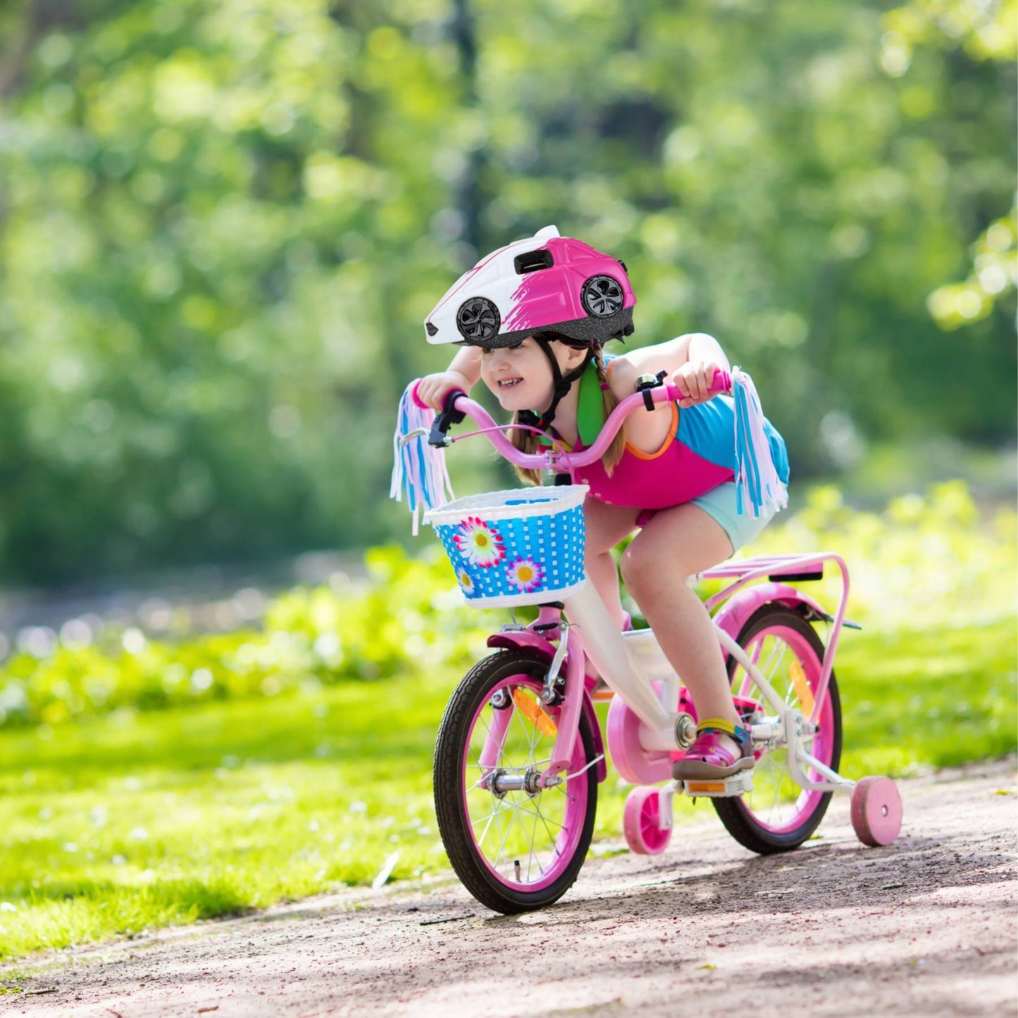Casque vélo enfant |Design ludique,VOITURES DE COURSE ORIGINALES🚴🏾♂️ - JEUX - FOCUS