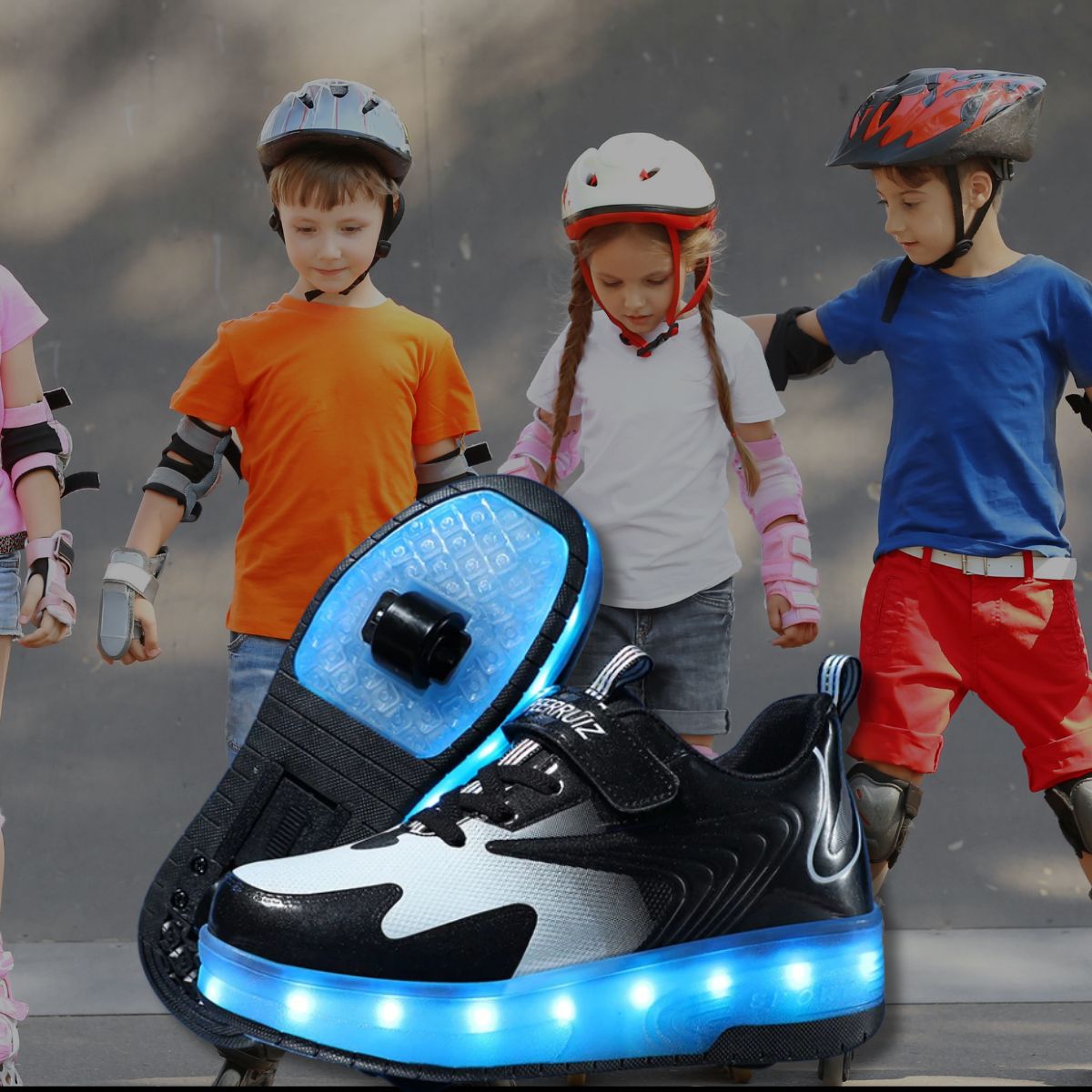 chaussures-à-roulettes-Roller-enfant-Led-chaussures-à-roulettes-cool