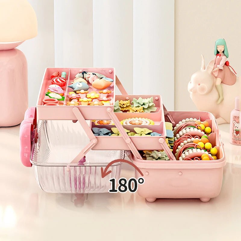 Coffre de Rangement "Girly" pour petits Accessoires📎🧰 - JEUX - FOCUS