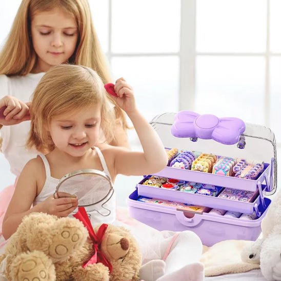 Coffre de Rangement "Girly" pour petits Accessoires📎🧰 - JEUX - FOCUS