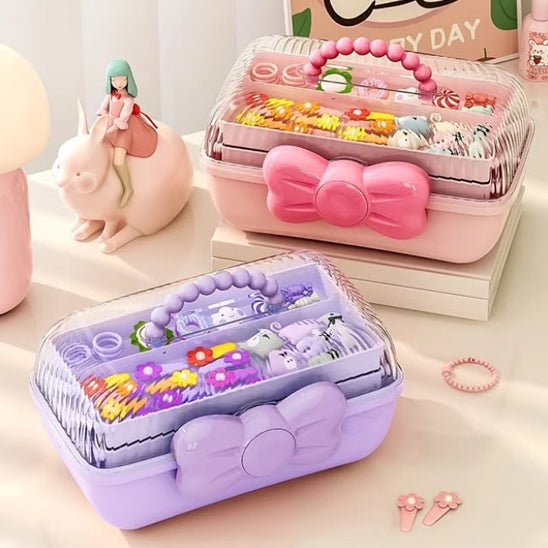 Coffre de Rangement "Girly" pour petits Accessoires📎🧰 - JEUX - FOCUS