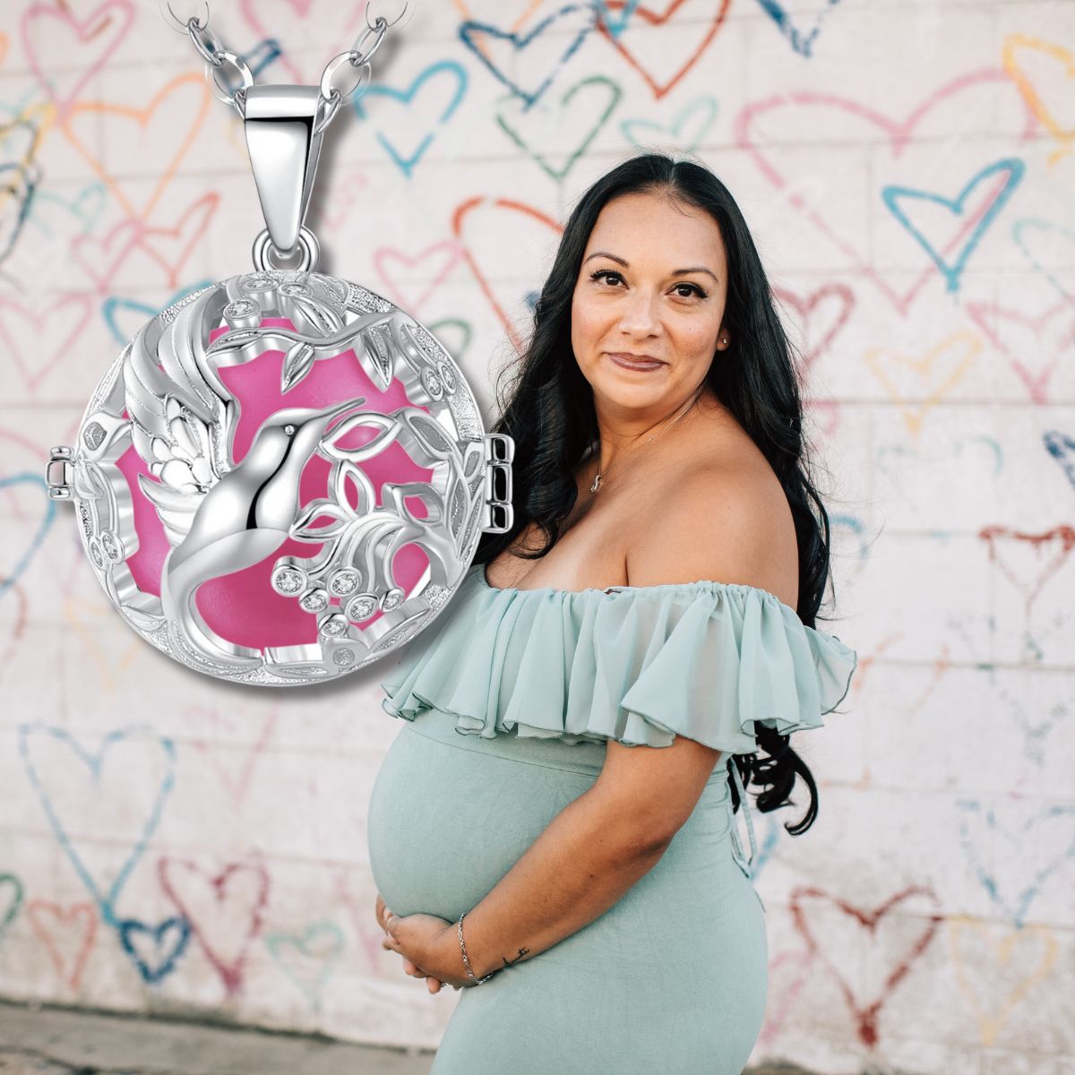 Collier de grossesse couleur de naissance |COLOMBE ARGENTÉE🕊️ - JEUX - FOCUS
