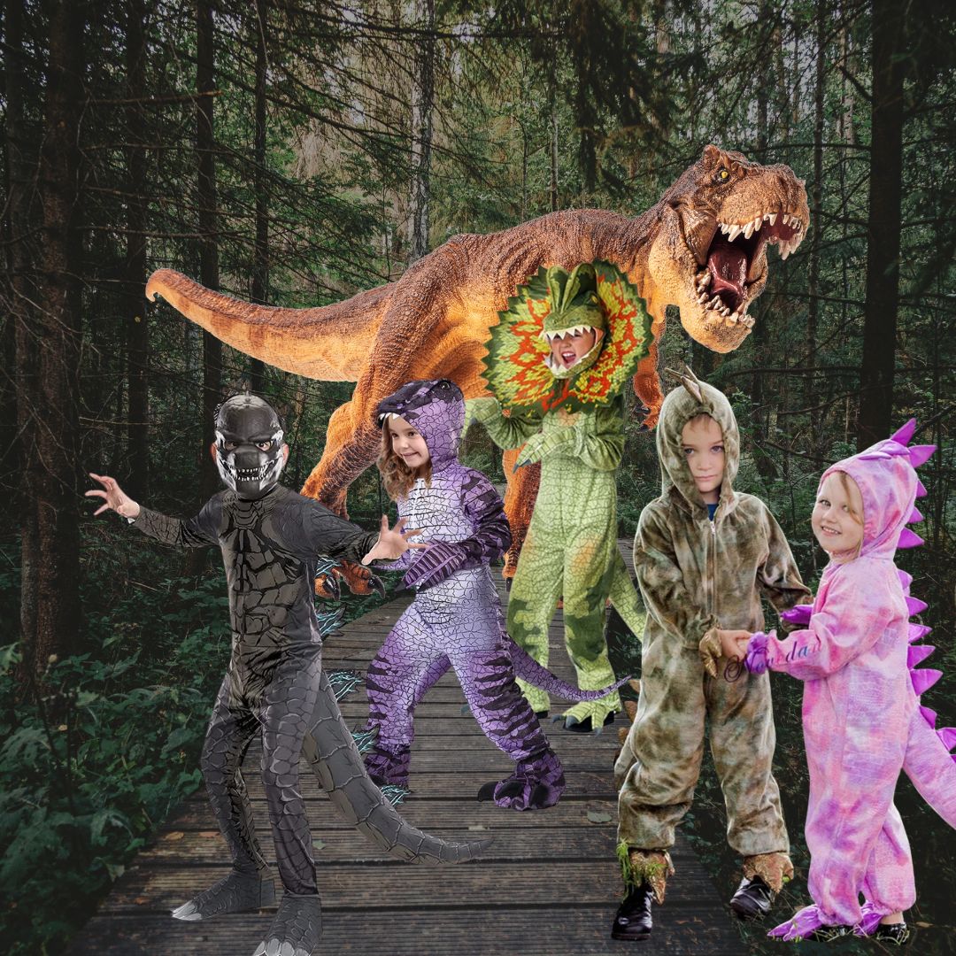 déguisement-dinosaure-enfant-fête-familiale-Halloween-costume