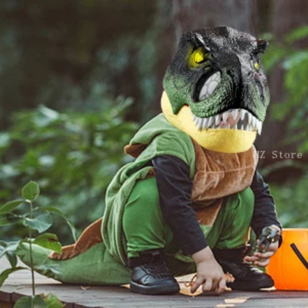 Déguisement Dinosaure |Masque de Dinosaure Amusant🦕🦖 - JEUX - FOCUS