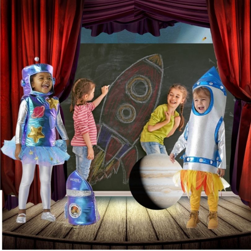 Un déguisement Halloween enfant qui fait de très beaux costume de théâtre pour les spectacles scolaires