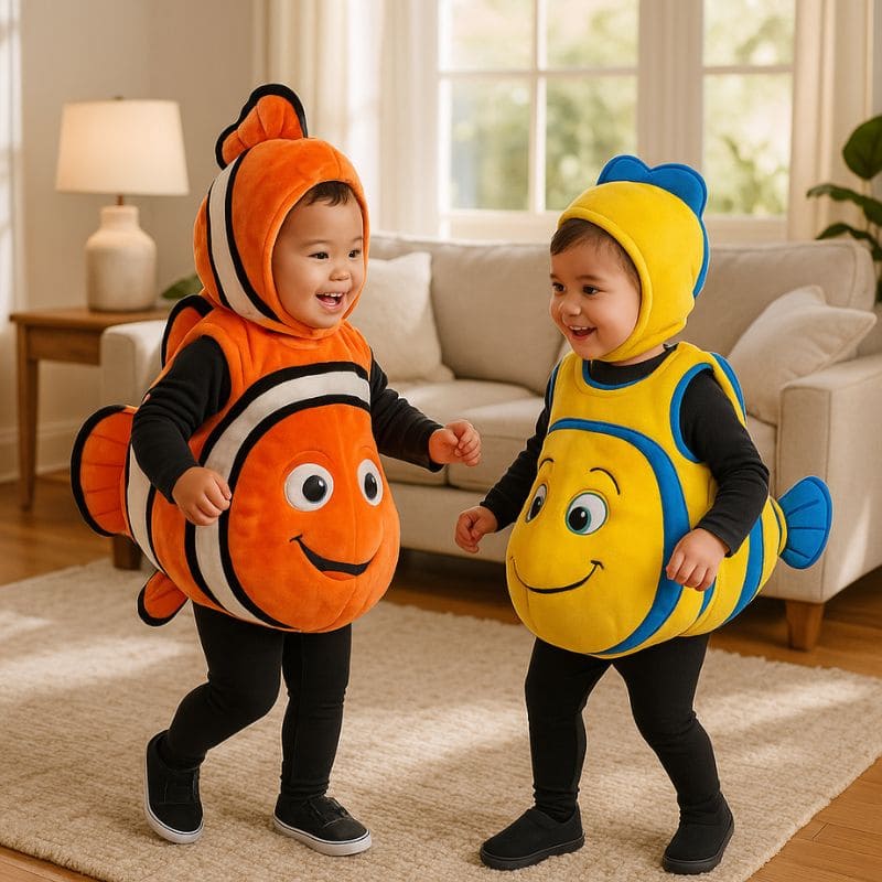 Déguisement poisson pour enfant jeu créatif boite à déguisement