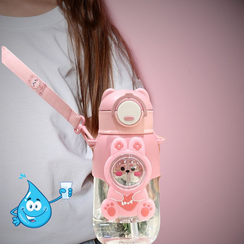 Gourde enfant: DINO-ANIMAUX 600ml💧🫗