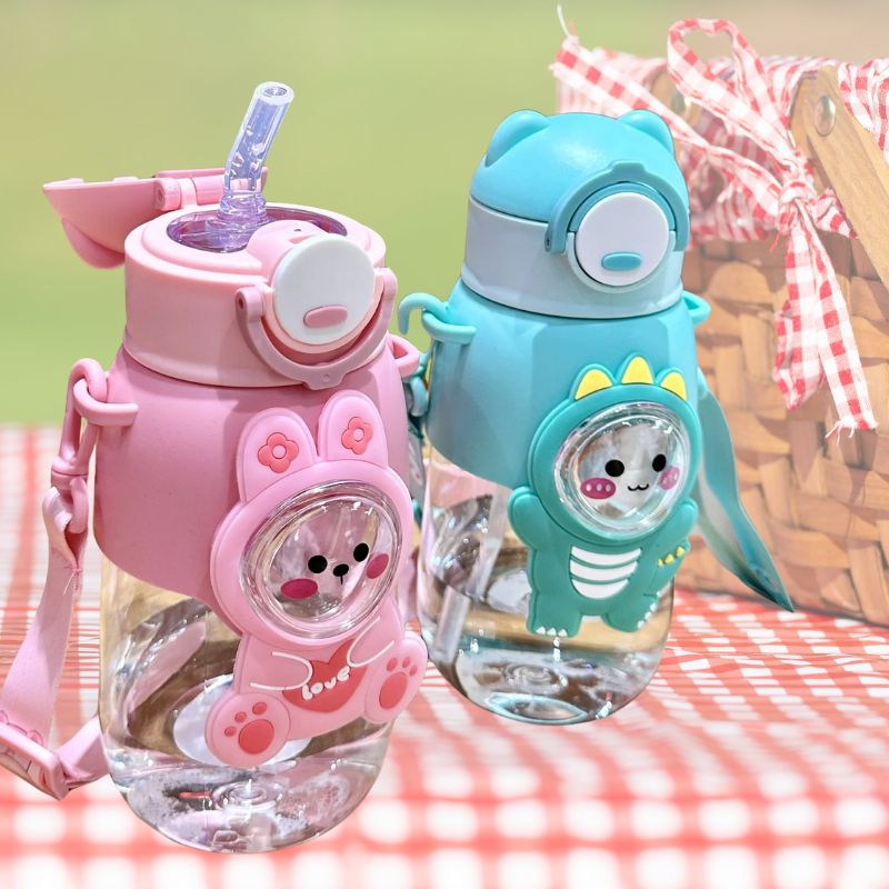 Gourde enfant: DINO-ANIMAUX 600ml💧🫗